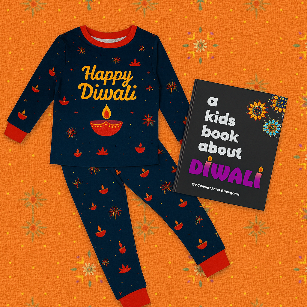 Diwali Pajama + Book Bundle (Add on).